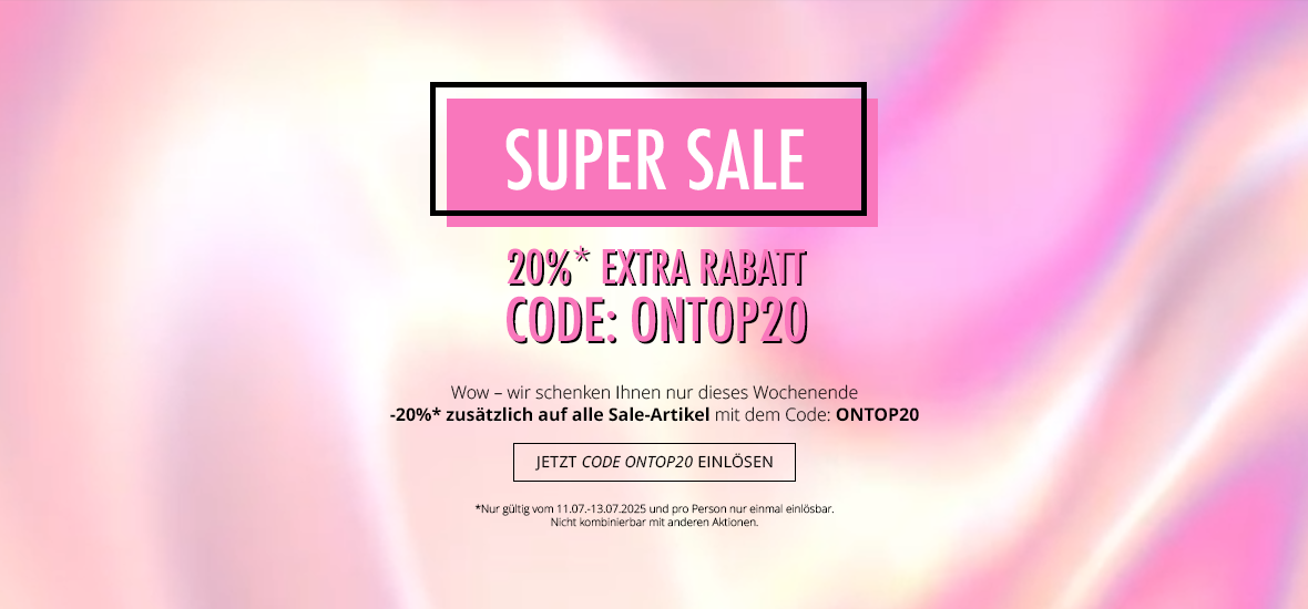 -20% extra auf Sale-Artikel mit dem Code ONTOP20