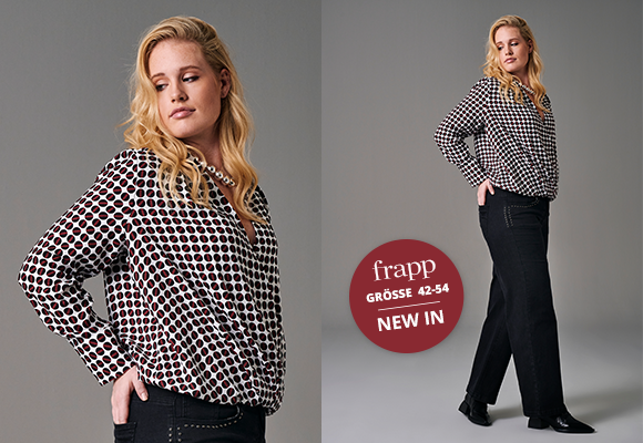 Elegante curvy Mode für Office und Freizeit