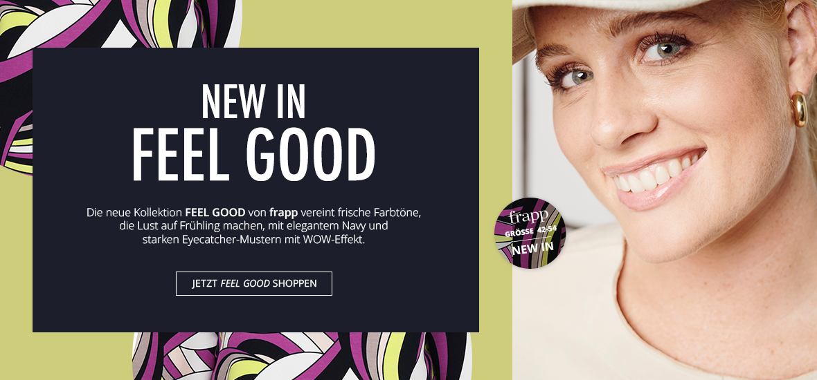 Farbenfrohe Kollektion von frapp