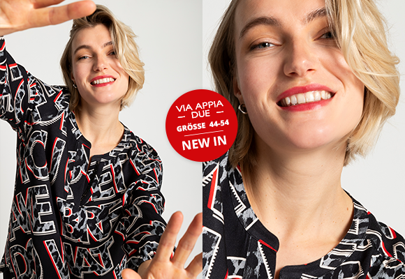 Strass und Highlightfarbe Rot zeichnen die Kollektion aus