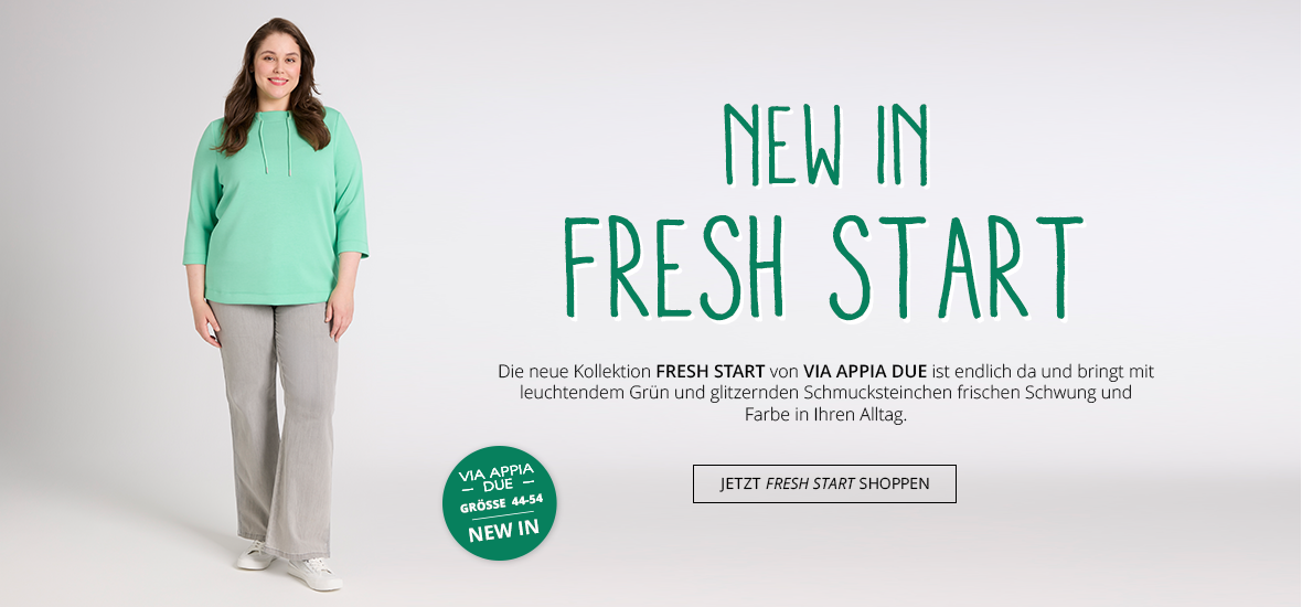 Frisches Mint Grün in der aktuellen Kollektion von DUE