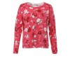 Pullover mit Rosen-Muster /