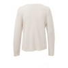 Strickjacke mit strukturiertem Stoff /