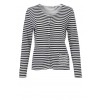 Strickjacke mit Ringel-Muster /