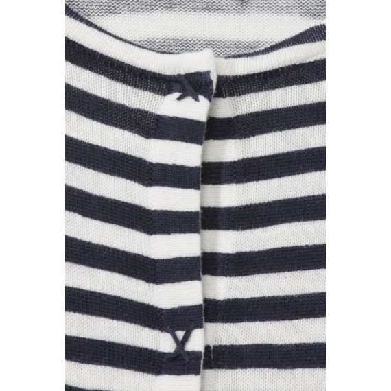 Strickjacke mit Ringel-Muster /