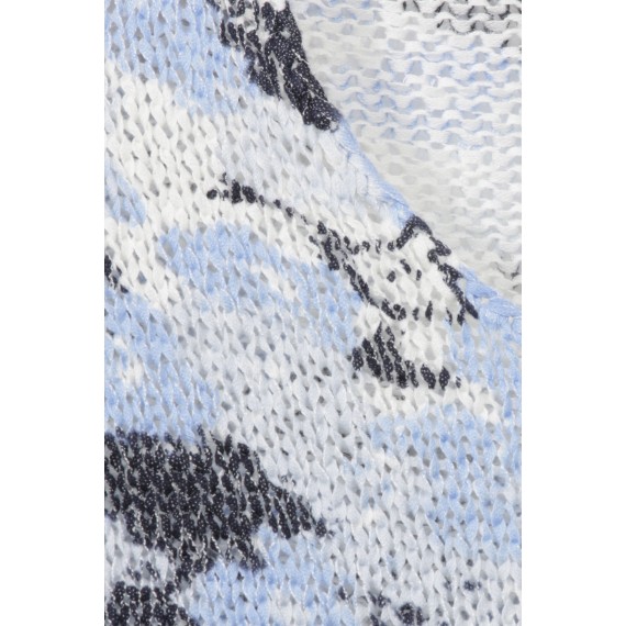Pullover mit Rosen-Muster /