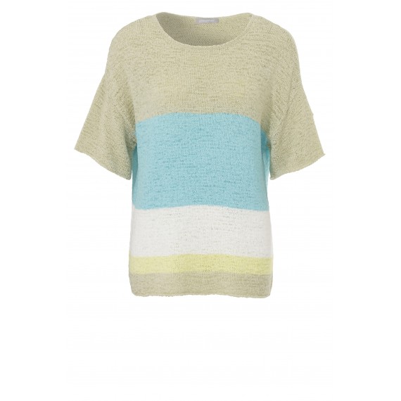 Ringel-Pullover mit weiten Ärmeln /