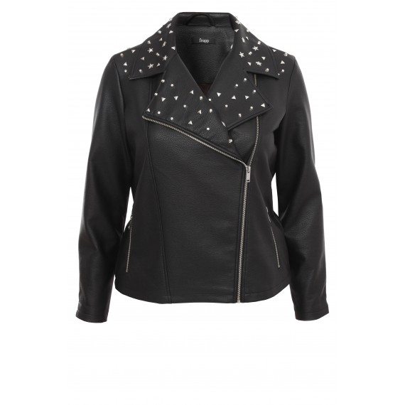 Coole Jacke in Lederoptik /