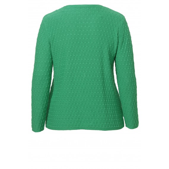 Modischer Pullover mit Struktur-Punkten /
