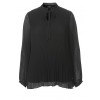 Romantische Bluse mit Plissees /