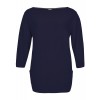 Legerer Pullover mit Eingriffstaschen /