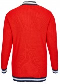 Coole Strickjacke mit Ringelbündchen /