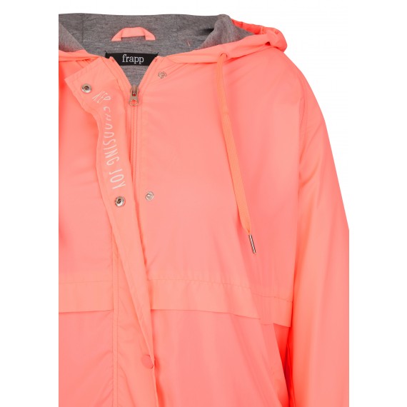 Aufregende Kapuzenjacke mit Schriftzug /