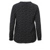 Bedruckte Bluse mit Stehkragen /