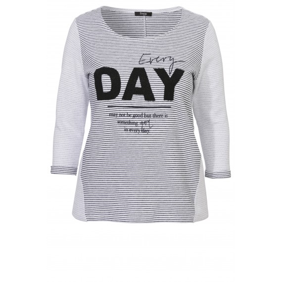 Lässiges Sweatshirt mit Motto-Print /