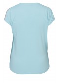 Leichtes Shirt mit seidiger Front /