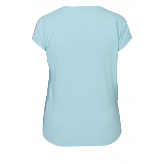Leichtes Shirt mit seidiger Front /