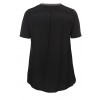 Feminines T-Shirt mit asymmetrischem Saum /