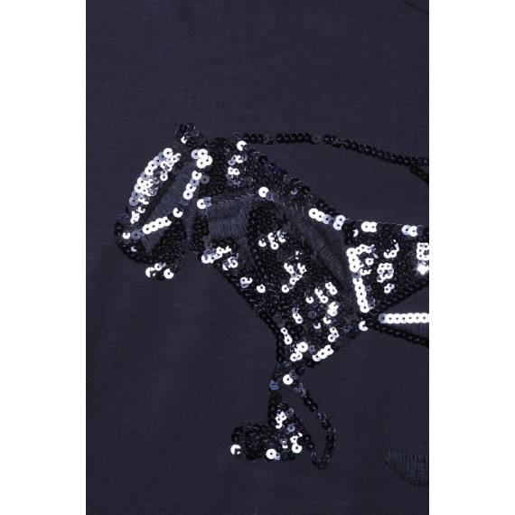 Modisches T-Shirt mit Pailletten-Motiv /