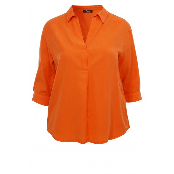 Legere Bluse mit verlängerter Rückseite /