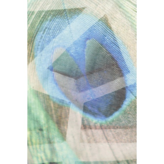 Zartes Tuch mit Print /