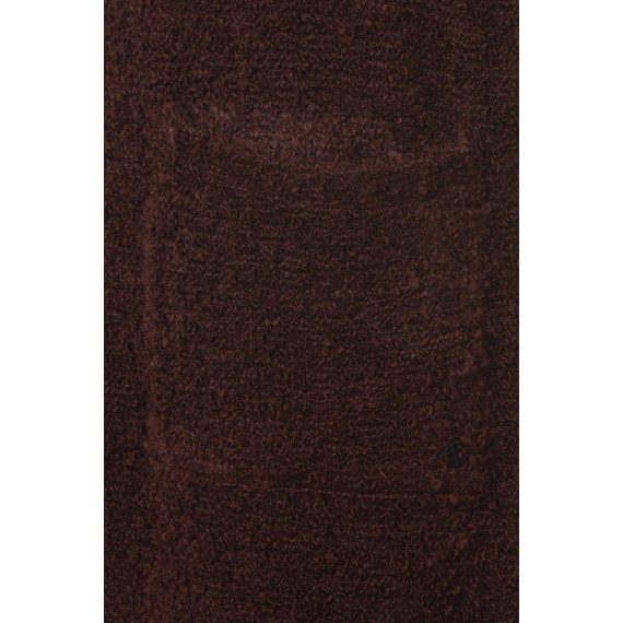 Flauschiger Mantel mit Kapuze /