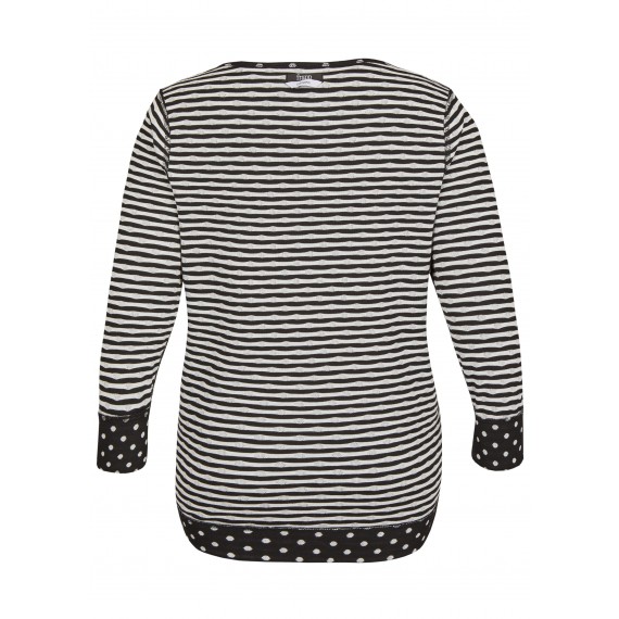 Raffiniertes Wende-Shirt mit Jacquard-Muster /