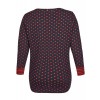 Raffiniertes Wende-Shirt mit Jacquard-Muster /