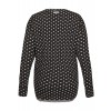 Modische Wende-Strickjacke mit Allover-Muster /