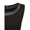 Vielseitiges Top mit Materialmix /