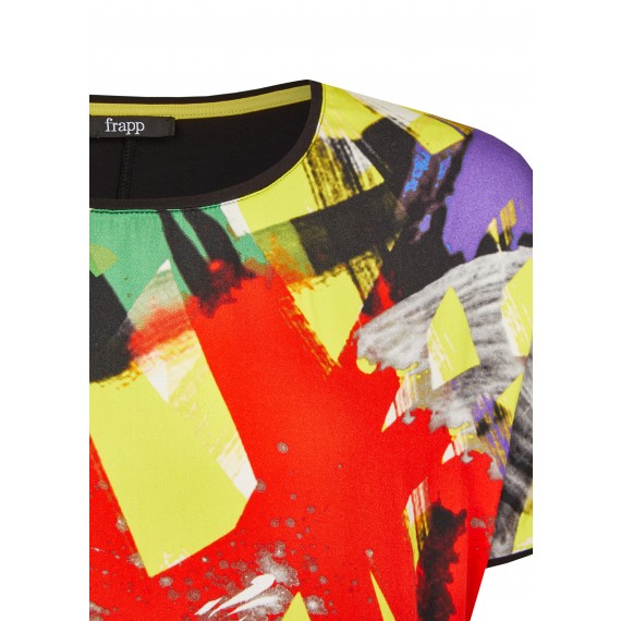 Aufregendes T-Shirt mit Front-Druck /