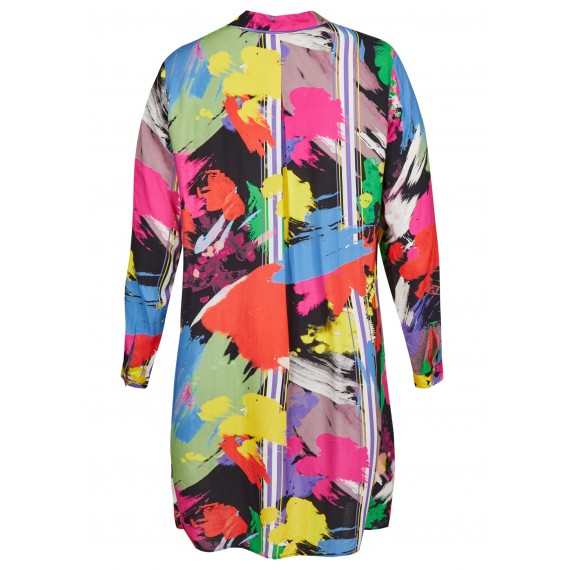 Lässiges Kleid mit Hemdkragen /