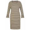 Charmantes Ringel-Kleid mit Volants /