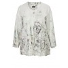 Extravagante Jacke mit floralem Print /
