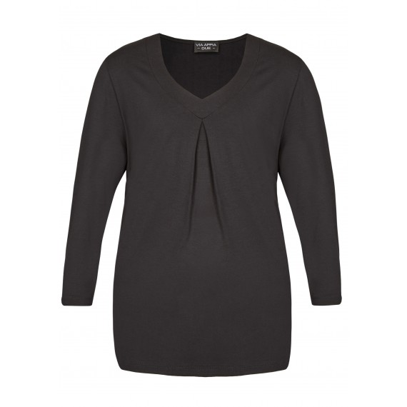 Feminines Shirt mit Raffung /