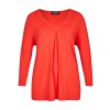 Feminines Shirt mit Raffung /