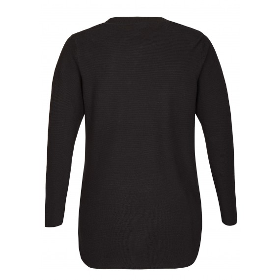 Modischer Cardigan mit Materialstruktur /
