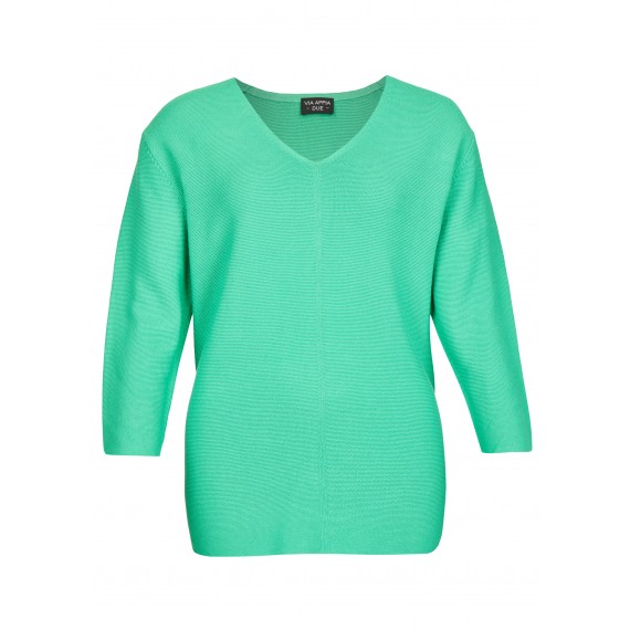 Süßer Pullover mit Materialstruktur /