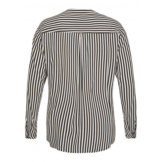 Luftige Bluse mit Streifen /