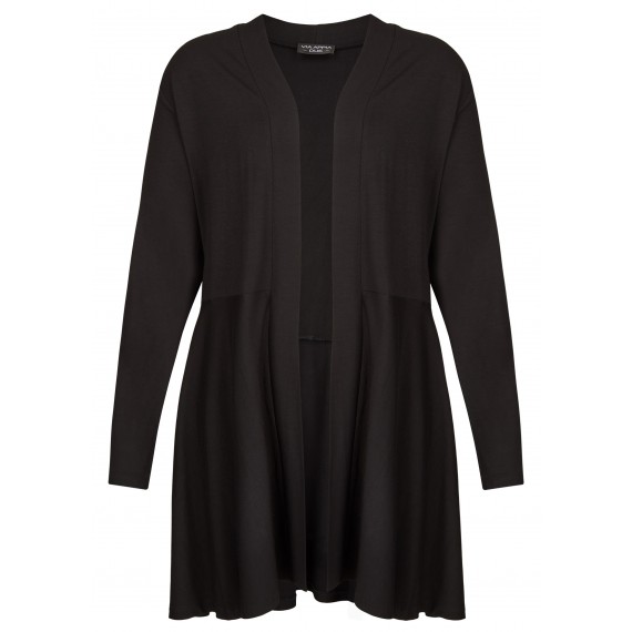 Femininer Cardigan mit Ziernähten /