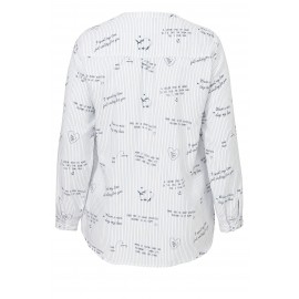 Maritime Bluse mit Verzierungen /