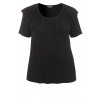 Feminines T-Shirt mit Volants /