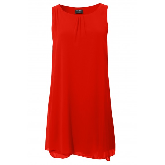 Luftiges Kleid mit Raffung /