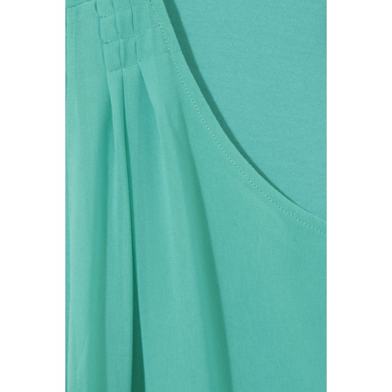 Luftiges Kleid mit Raffung /