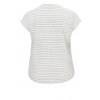 Sommerliches Ringel-Shirt mit Verzierungen /