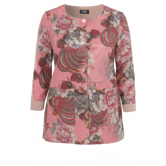 Extravagante Jacke mit Print /