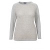 Schimmernder Pullover mit Verzierungen /