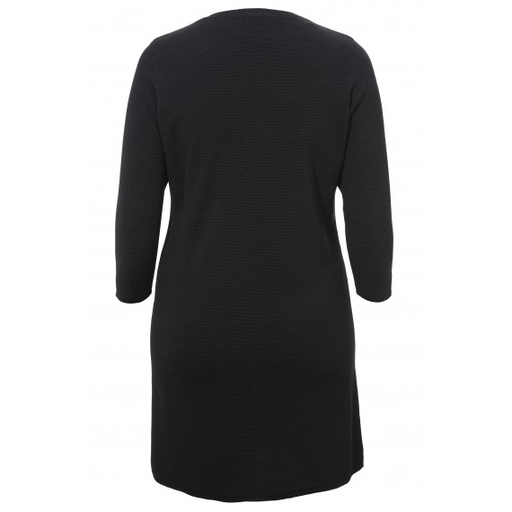 Modisches Strick-Kleid mit 3/4-Ärmeln /