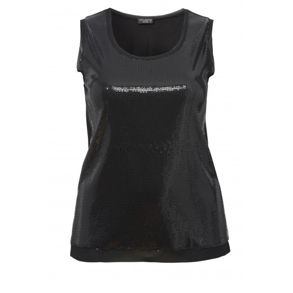 Glamour-Top mit Pailletten /