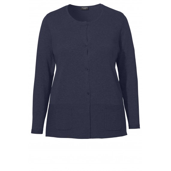 Feminine Strick-Jacke mit Taschen /